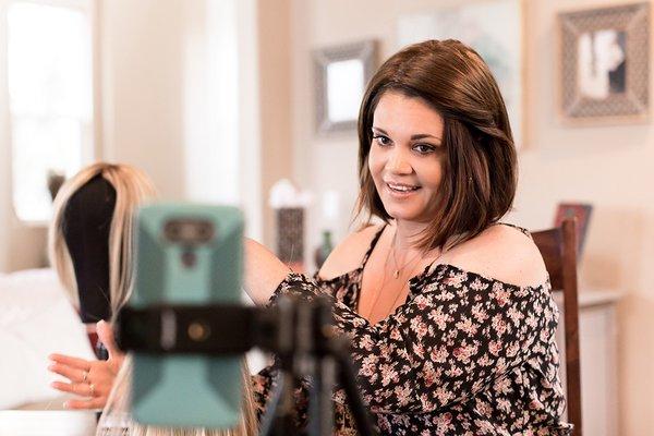 During a virtual consultation we can measure you, determine the best style, fiber and color match.