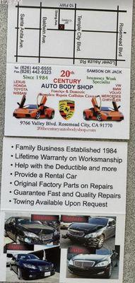20th Century Auto Body Shop