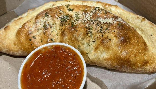 Vegetable Lover's Stromboli