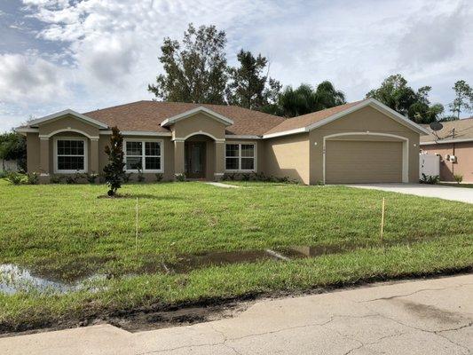 New Build almost complete. Waiting on buyers to move in.