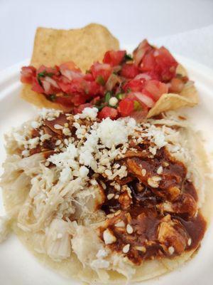 Small taco plate from Mari Chuy's~