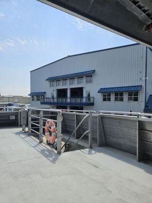 Top deck of Jet Express boat