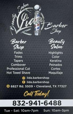 Lida Barbershop & BeautySalon