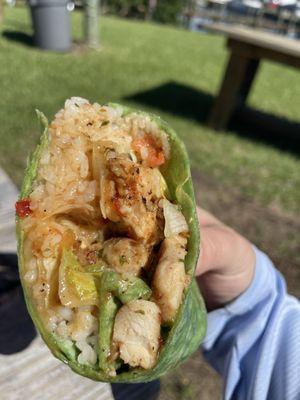 Chicken wrap!