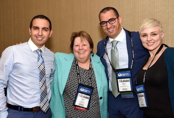 Great picture with Andi, Robyn and our clients Nour and Sami from Destination MCO!