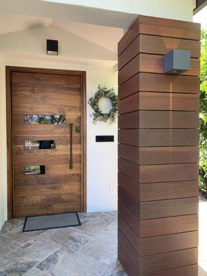 Amazing and beautiful door and columns!