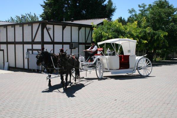 Creating Classic Memories with Old world Charm and elegance awaits you with Yakima Valley Carriage Company