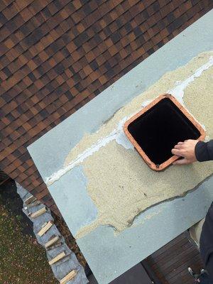 Old stone needed help50ft in air