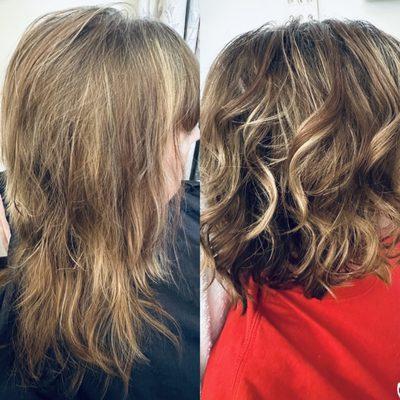 Women's short haircut