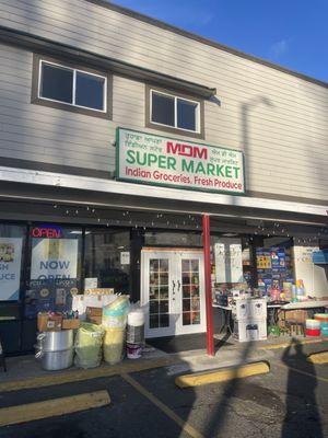 The front of the store