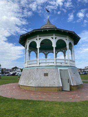 Gazebo in Oak Bluffs park