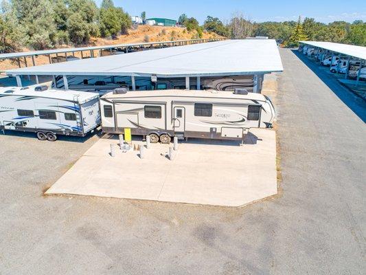 Covered RV Storage