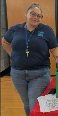 She enjoys messing around with little boys and staff