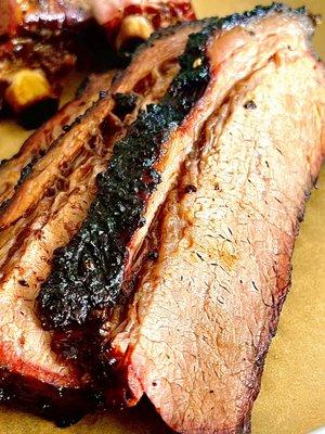 Sliced BBQ Brisket