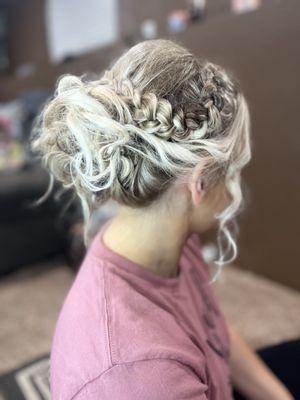 Wedding updo