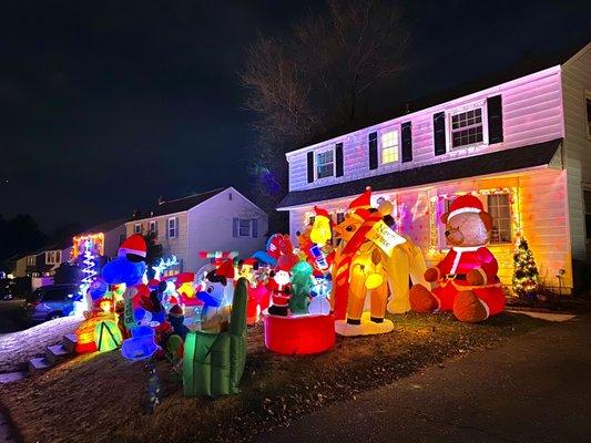 Aston Township -- holiday lights Dec 2021