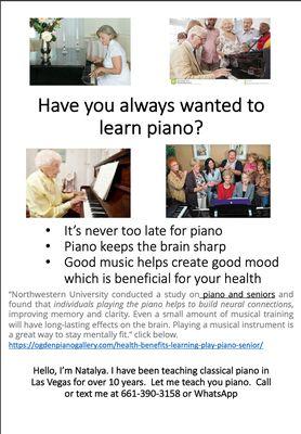 Natalya Piano Classes