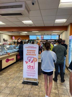 Line for Donuts