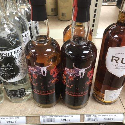 Lonerider Bourbon. Local and delicious!