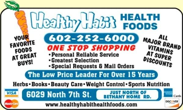 Healthy Habit Health Foods