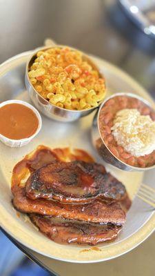 Seitan BBQ Ribs - À la Carte Creole Red Beans & Rice