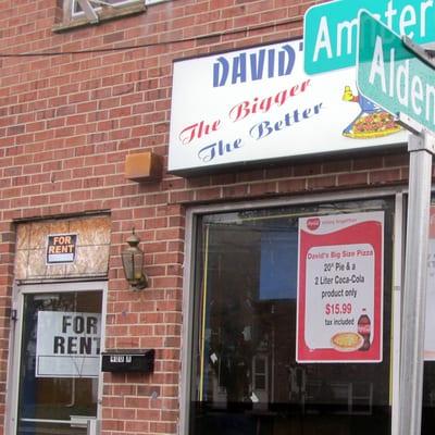 David's Big Size Pizza