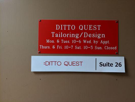 Ditto Quest Tayloring & Design