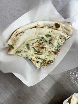 Garlic naan