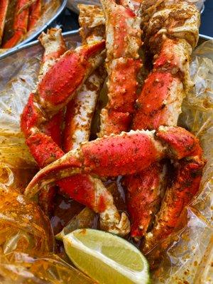 RED King Crab Legs.
