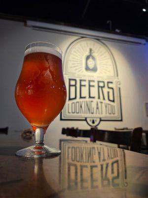 A glass of Jester King La Vie En Rose at Beers Looking at You.