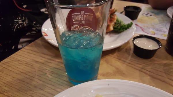 AMF, aka just sweet and sour with some blue food coloring