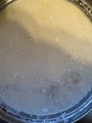 Spoiled milk (pic after boiling)