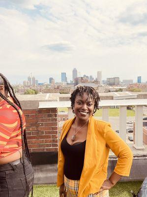 Girl gang boss brunch on the rooftop in Indianapolis May 2022