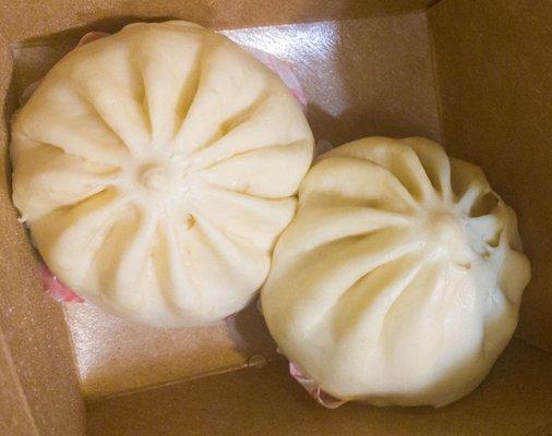 Barbecue pork bao and beef bao