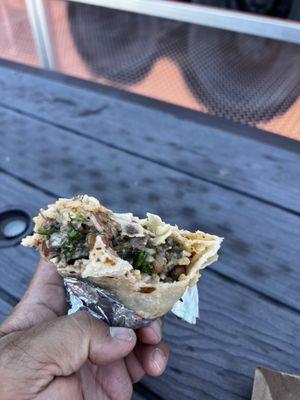 Asada burrito
