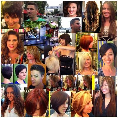 Intelligent Hair Design by Michelle Impelluso creating in the lovely Gloss Salon in Little Italy. A dream come true for you