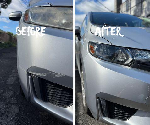 scratch removal and headlight restoration