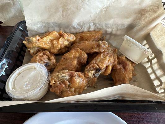 Garlic Parmesan wings