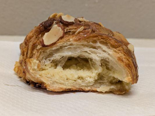 @endoedibles on Instagram 03/18/25    Almond Croissant