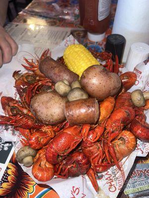 2lbs of Crawfish Boil
