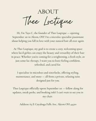 Thee Loctique opening September 1st!