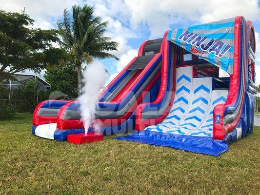 Inflatable Warped Wall