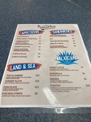 Lunch & dinner menu!