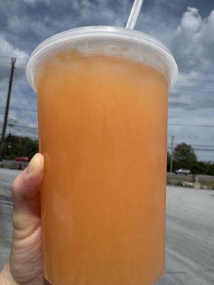 HUGE fresh cantaloupe melon juice!