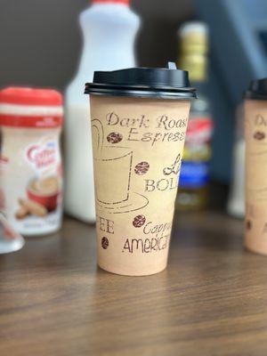 Aesthetic coffee cups