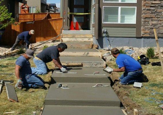 Concrete by Pride Construction: New, Repair, Remove and Replace, Basements, Walkways, Structural Foam Injection and Caulking