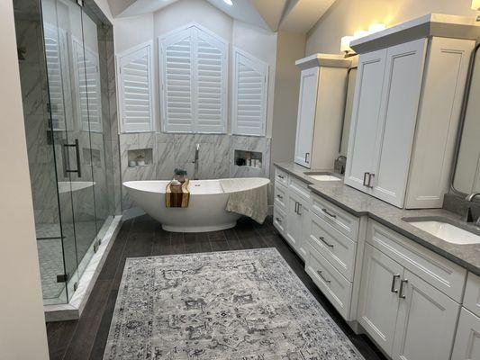 Bathroom remodeling project in Cape Coral, FL.