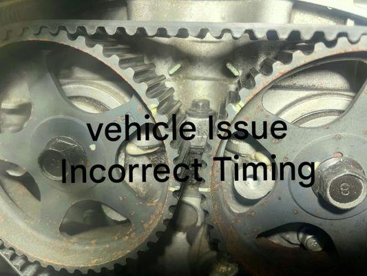 Customers was complaining of vehicle, check engine light on car was misfiring and running rough....