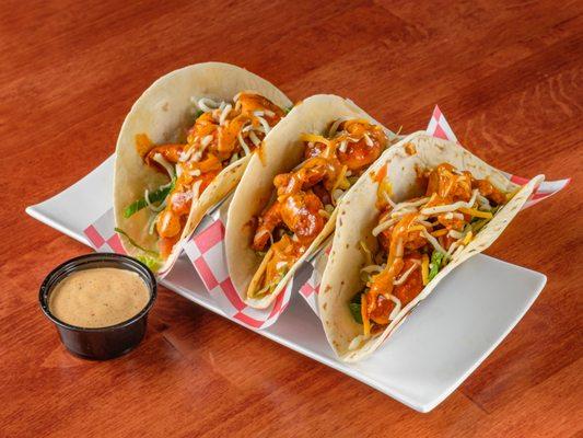 Loco's Cajun Shrimp Tacos