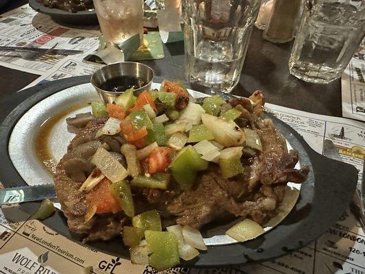 Triple O ribeye steak.